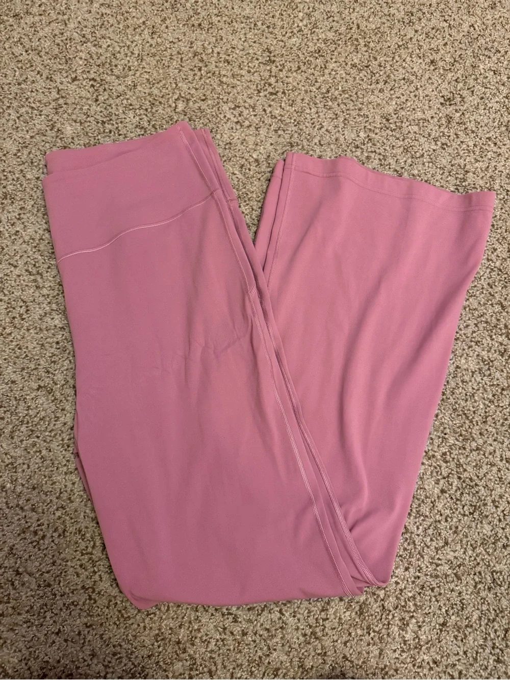 Lululemon Groove High Rise Flare Leggings in Velvet Dust